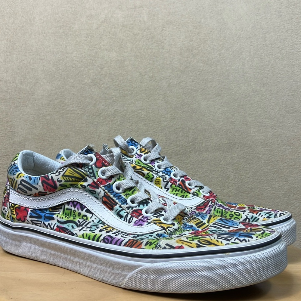Vans x Crayola x Dallas Clayton Sneaker Shoes Unisex Men’s size 5.5 Women’s 7